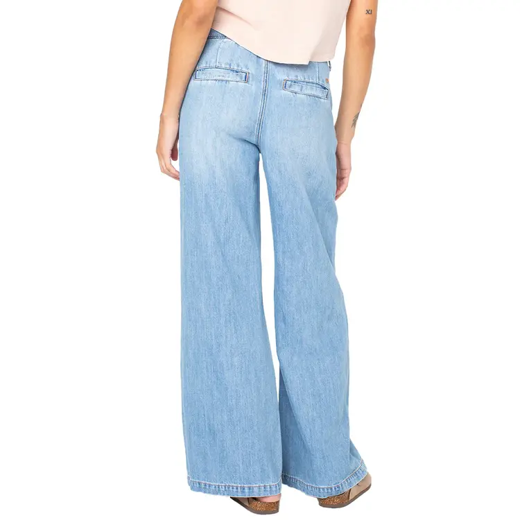 Roxy WOMEN'S KALANI 2 WIDE LEG DENIM PANTS