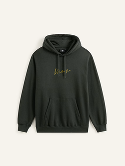 Vans MEN'S SCRIPTED VANS PULLOVER HOODIE DRIED KELP