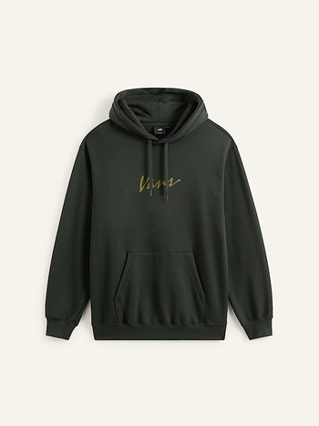 Vans MEN'S SCRIPTED VANS PULLOVER HOODIE DRIED KELP