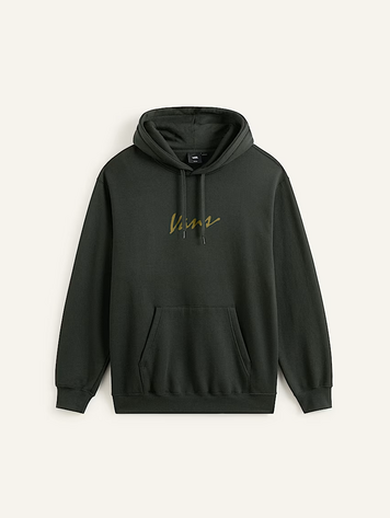 Vans MEN'S SCRIPTED VANS PULLOVER HOODIE DRIED KELP