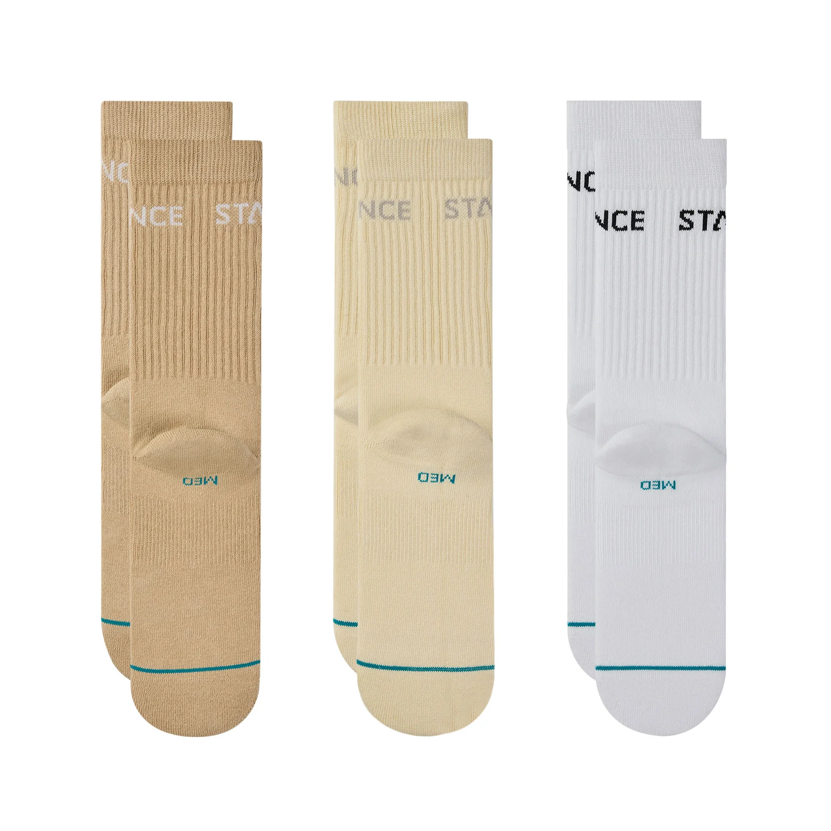 Stance MEN'S ORIGIN CREW SOCKS 3 PACK
