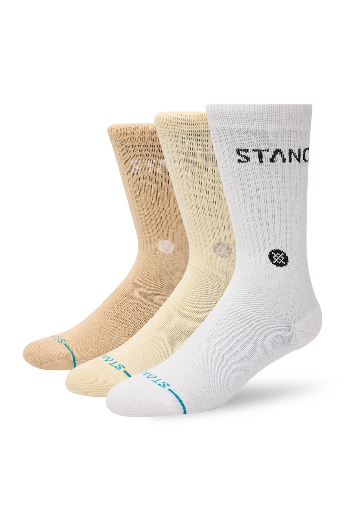 Stance MEN'S ORIGIN CREW SOCKS 3 PACK
