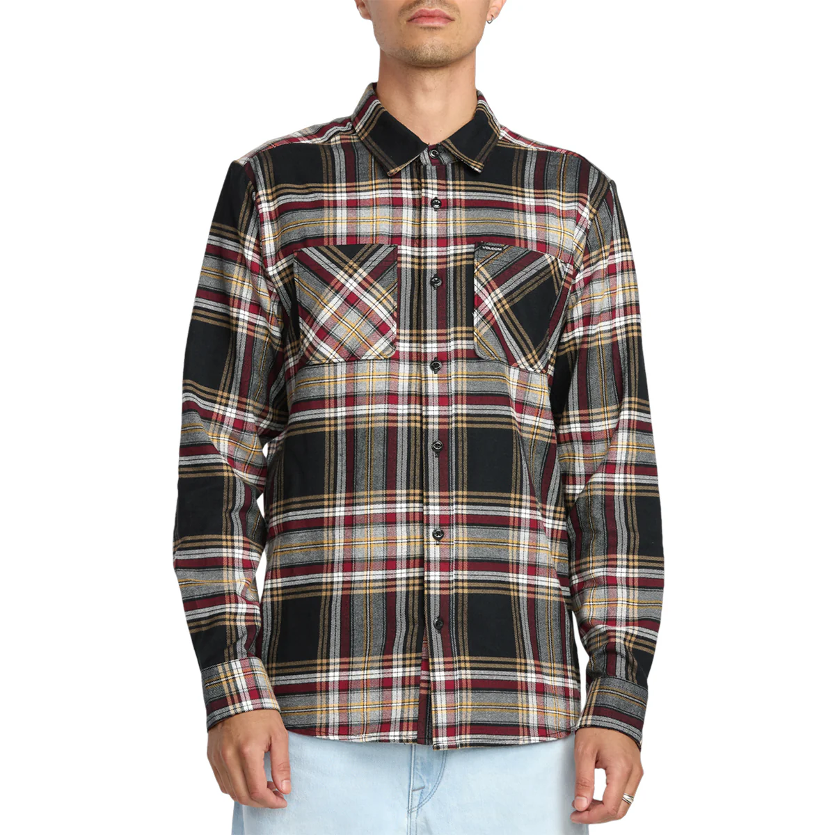 Volcom HOMMES NETASTONE FLANNEL LS FLANNEL SHIRT