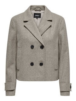 Only WOMEN'S FREJA SHORT DB JACKET MOCHA MERINGUE