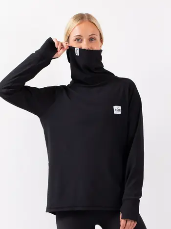 Eivy WOMEN'S LOOSE FIT GAITER RIB TOP BLACK