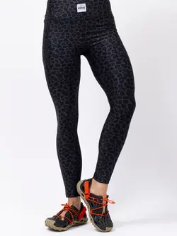 Eivy FEMMES POCKET TIGHTS PANT BLACK LEOPARD