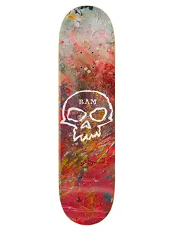 Zero skateboards X BAM SINGLE SKULL DECK