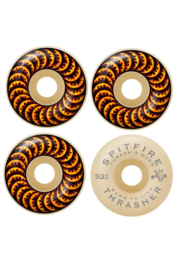 Spitfire ROUES THRASHER CLASSIC FLAME F4 99A 52MM