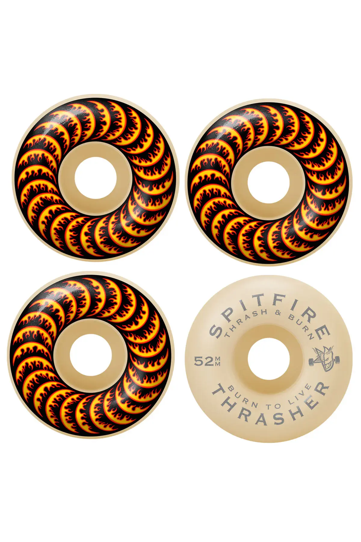 Spitfire THRASHER CLASSIC FLAME F4 99A WHEELS 52MM