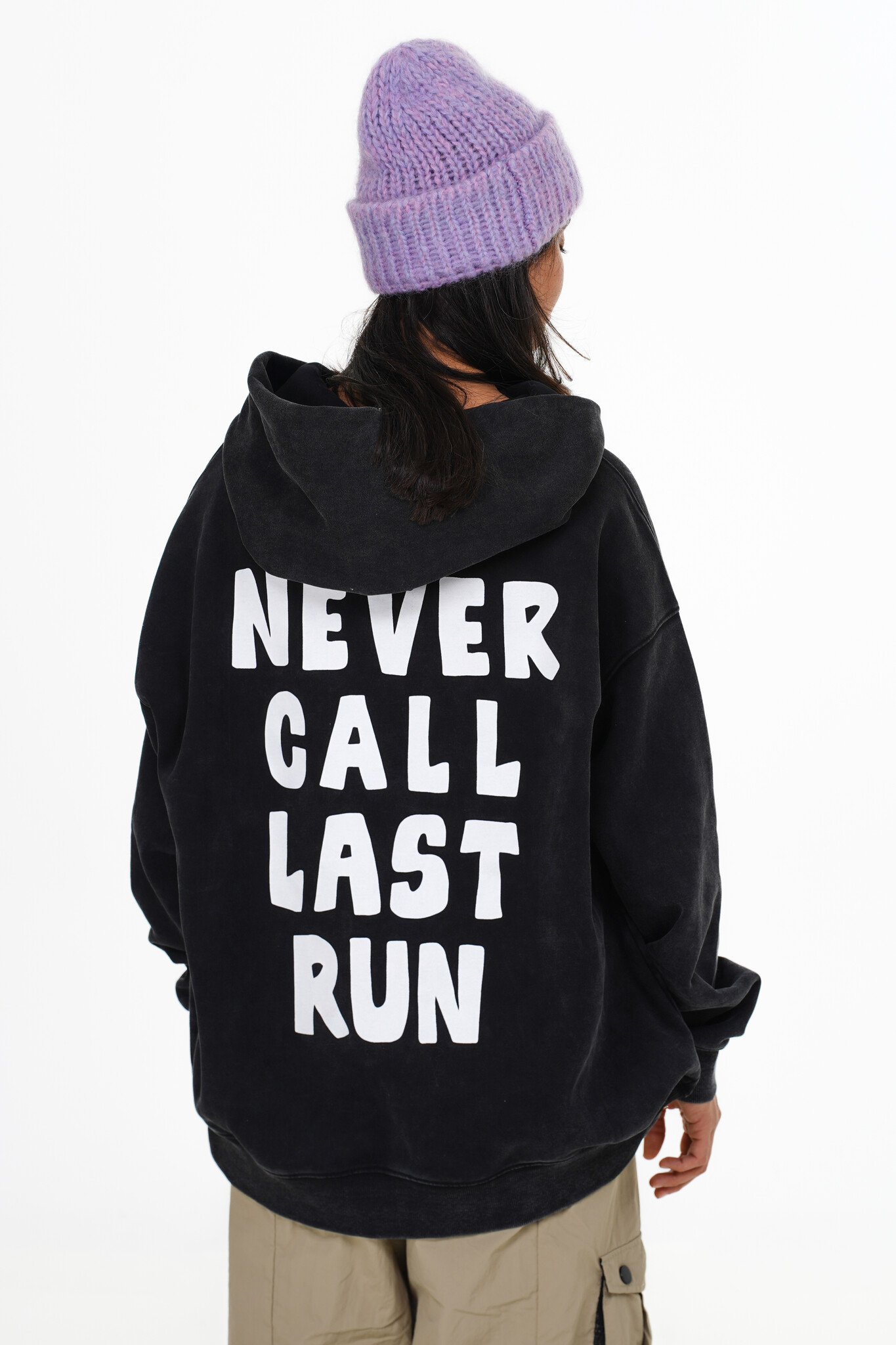 Notice the reckless FEMMES LAST RUN HOODIE