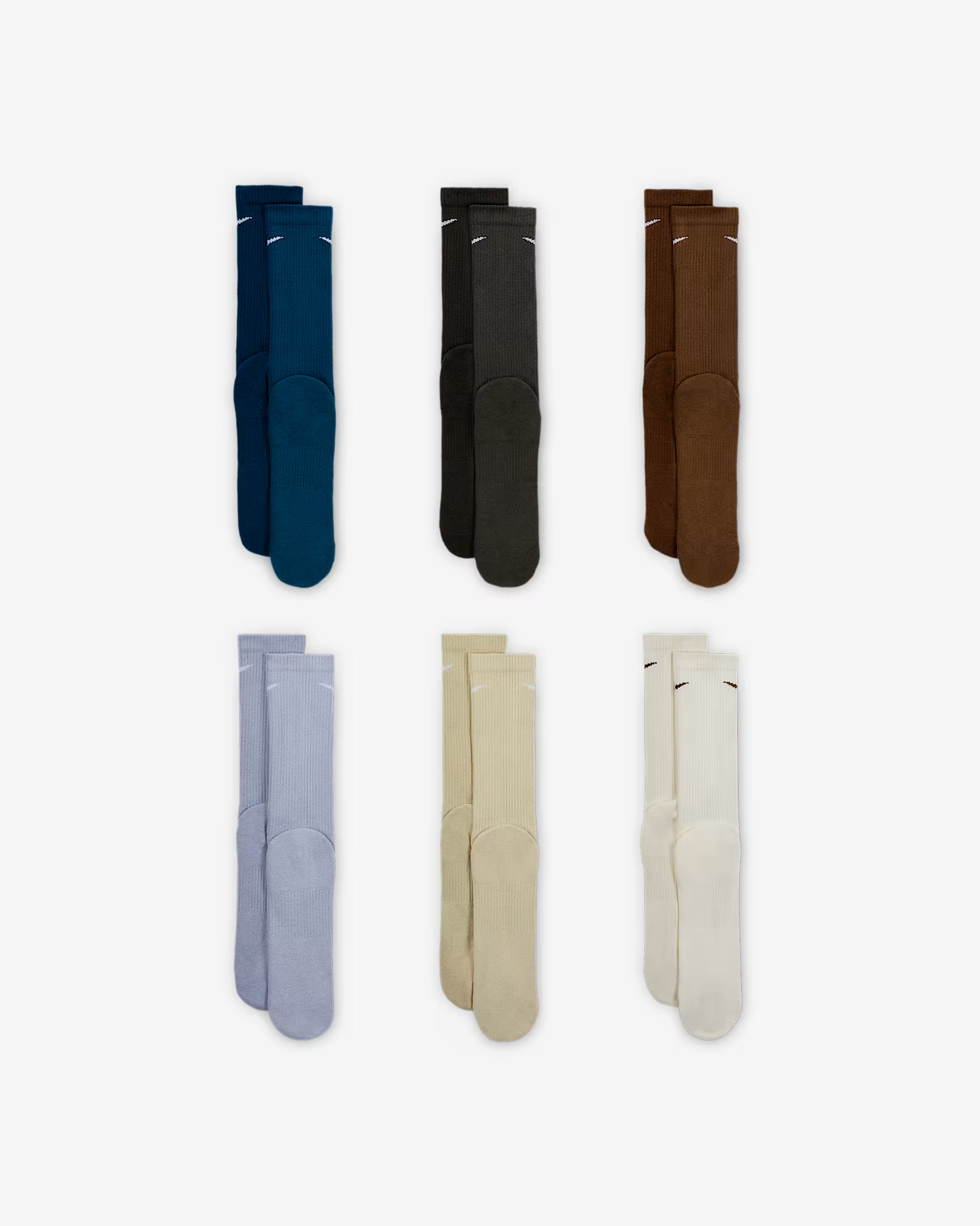 Nike MEN'S EVERYDAY PLUS CUSHIONED CREW SOCKS 6PK