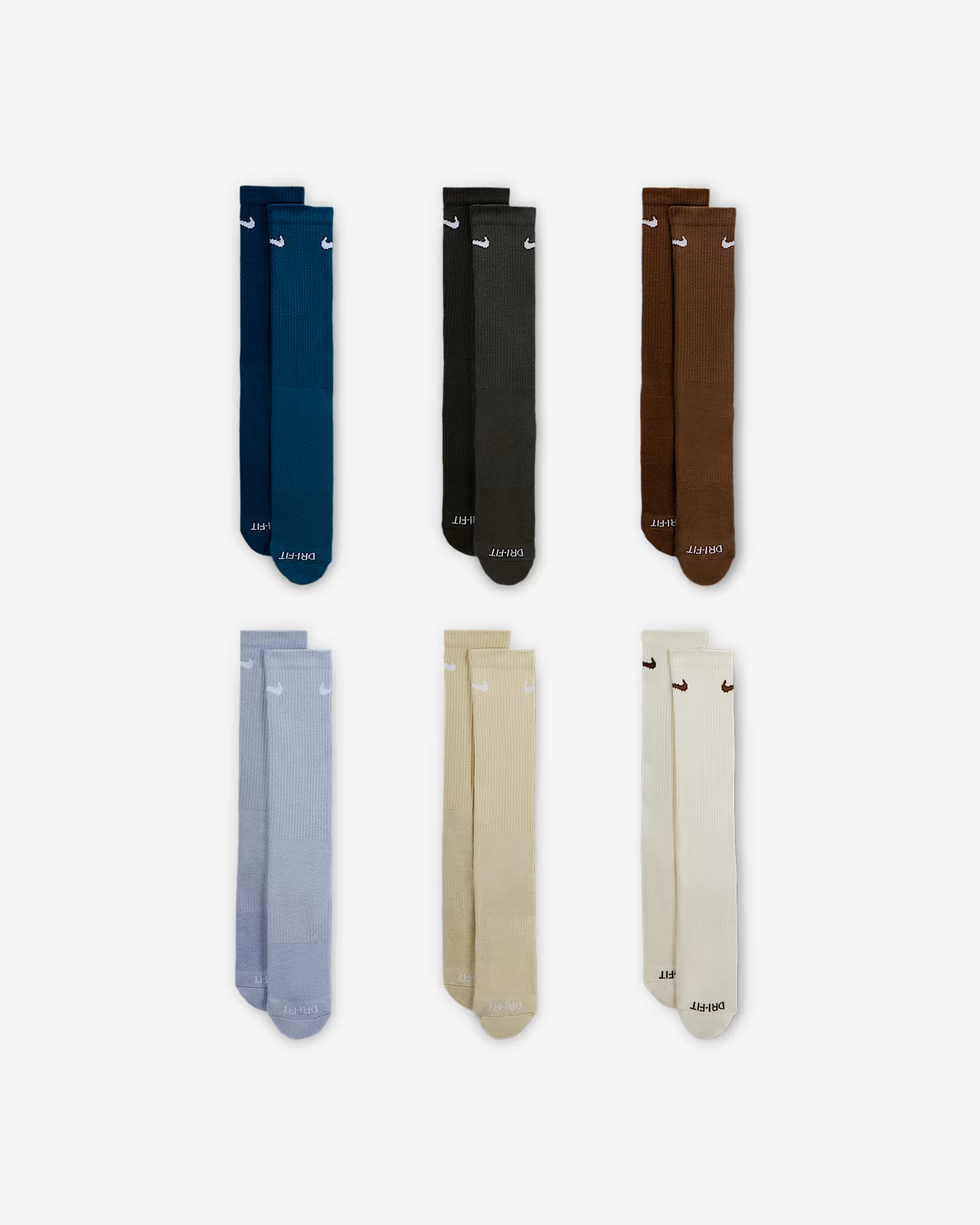 Nike MEN'S EVERYDAY PLUS CUSHIONED CREW SOCKS 6PK