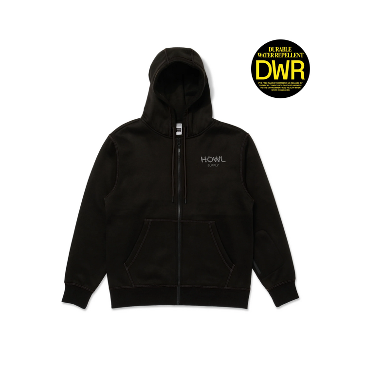 Howl Supply MEN'S DWR ZIP UP HOODIE