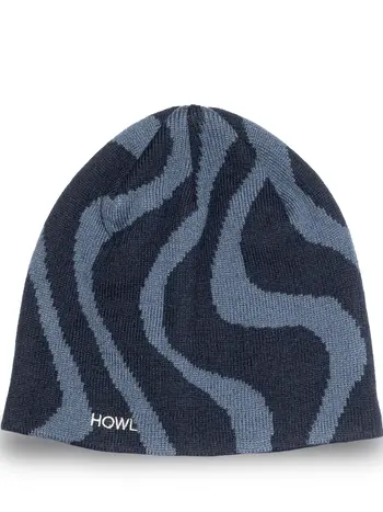 Howl Supply HOMMES NO FLAP BEANIE BLACK