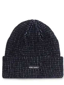 Howl Supply HOMMES SLASH BEANIE BLACK