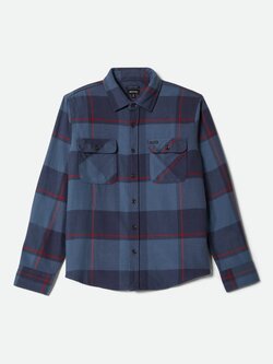 Brixton HOMMES BOWERY FLANNEL BERING SEA/MOOD INDIGO/ADRENAL