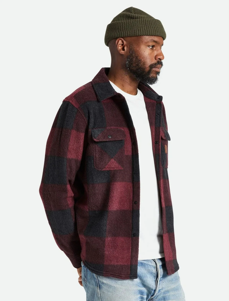 Brixton HOMMES BOWERY L/S ARCTIC STRETCH FLEECE