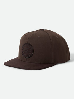 Brixton MEN'S OATH III SNAPBACK PINECONE BROWN/BROWN SUEDE