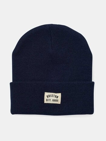 Brixton MEN'S WOODBURN WATCH CAP BEANIE NAVY