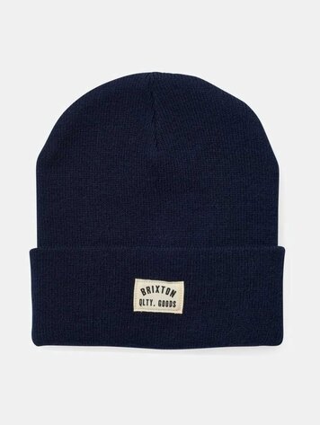 Brixton HOMMES WOODBURN WATCH CAP BEANIE NAVY