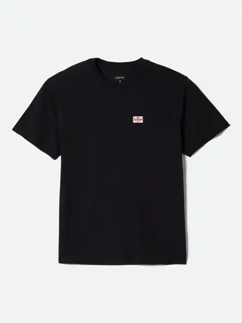 Brixton MEN'S HIGHMONT S/S STANDARD T-SHIRT BLACK WORN WASH