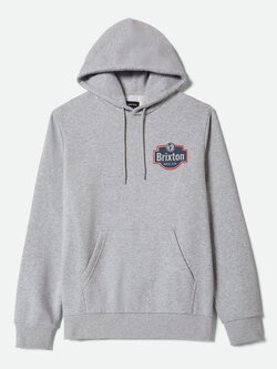 Brixton MEN'S GENUINE QUALITY HOODIE GUNMETAL HEATHER