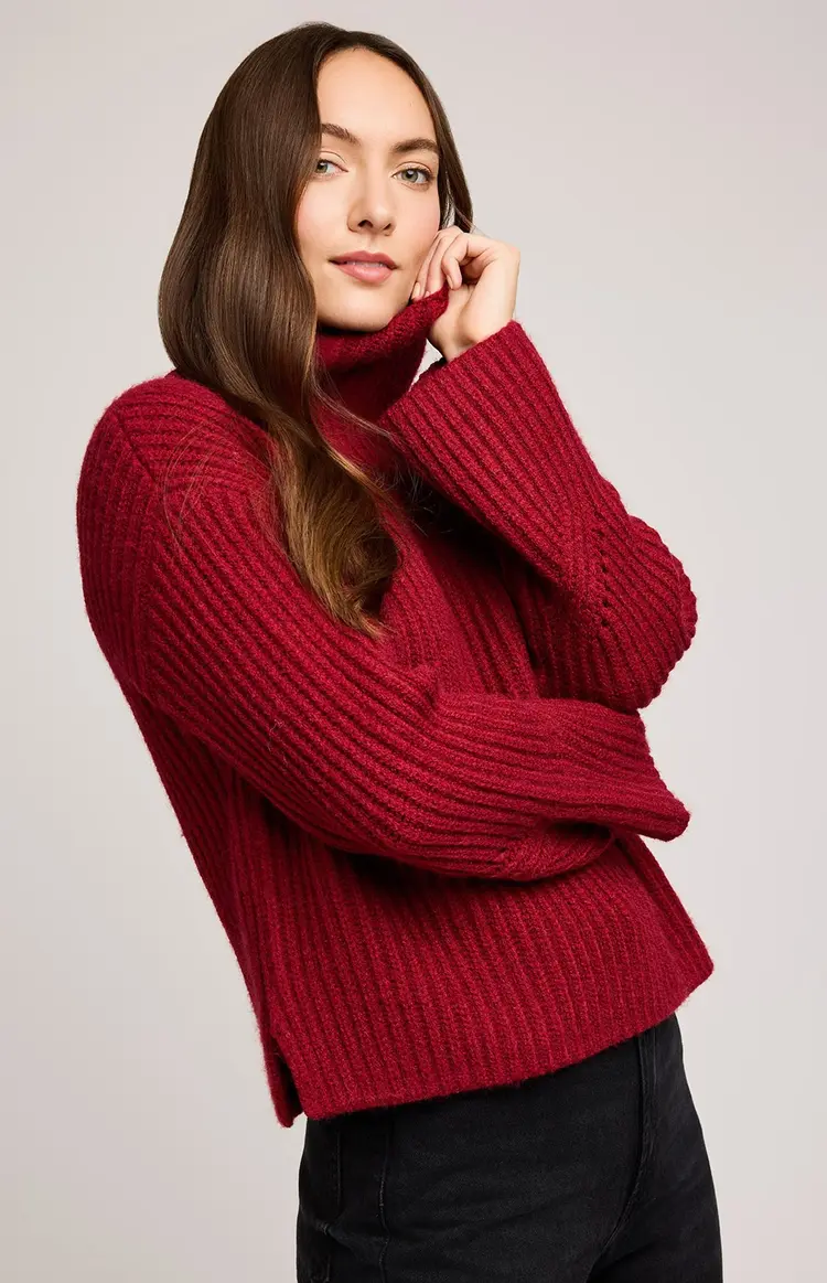 Gentle fawn WOMEN'S MARLOW TURTLENECK SWEATER
