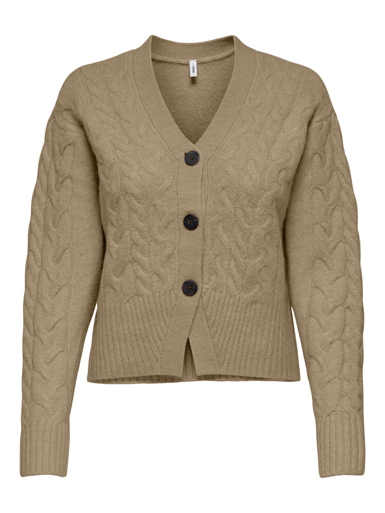 Only WOMEN'S RIO LIFE LS CABLE CARDIGAN