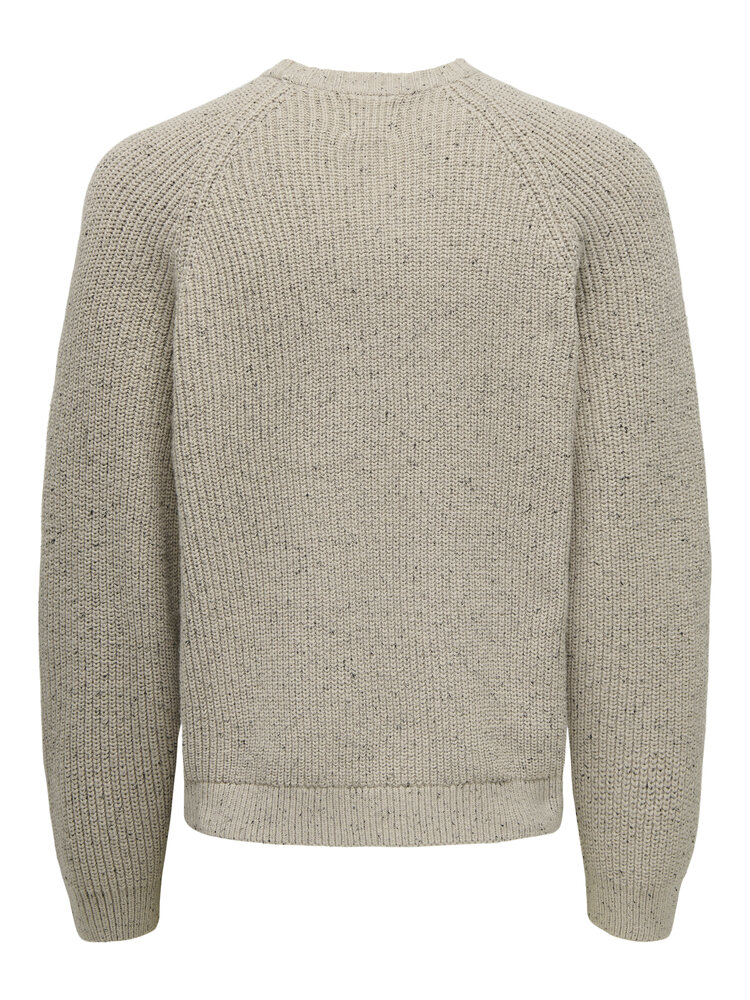 Only & Sons HOMMES LITUS REG 5 NAPS CREW KNIT