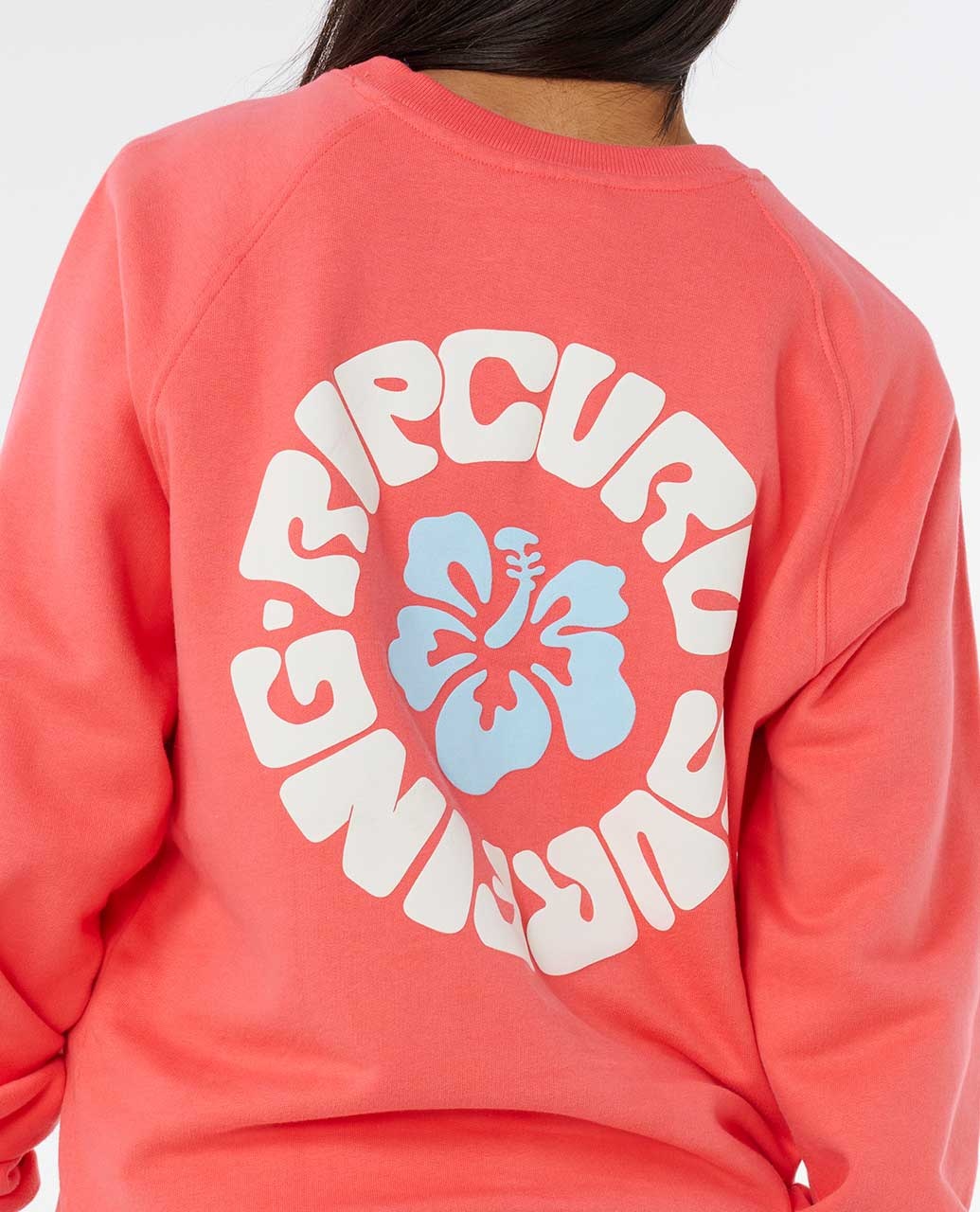 RIP CURL WOMEN'S LUXE SURF RAGLAN RELAXED CREW