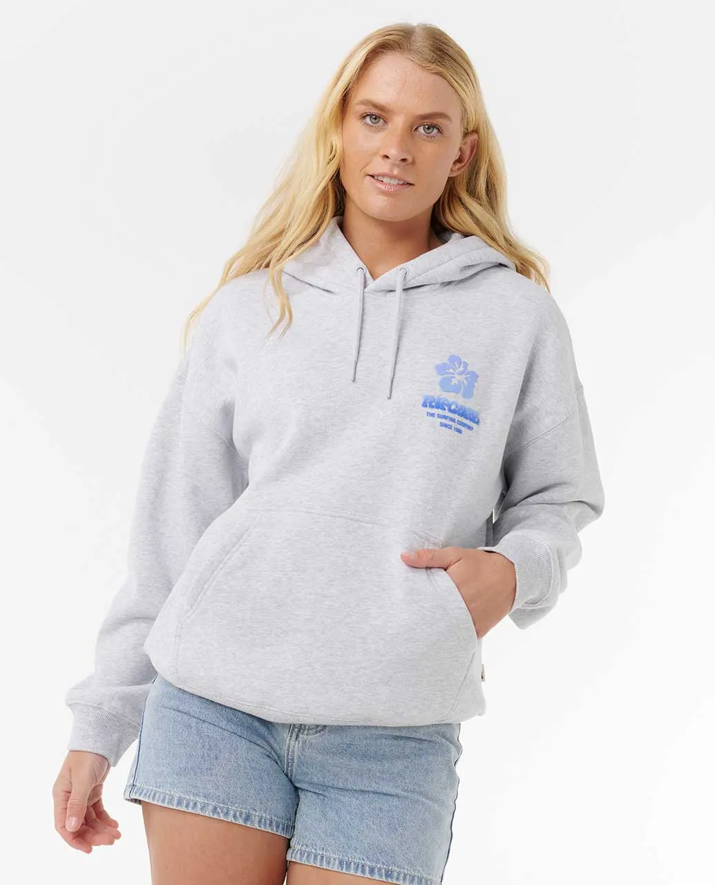 RIP CURL WOMEN'S SURF PUFF HERITAGE HOOD P/P