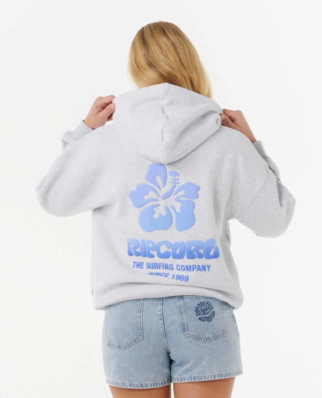 RIP CURL WOMEN'S SURF PUFF HERITAGE HOOD P/P