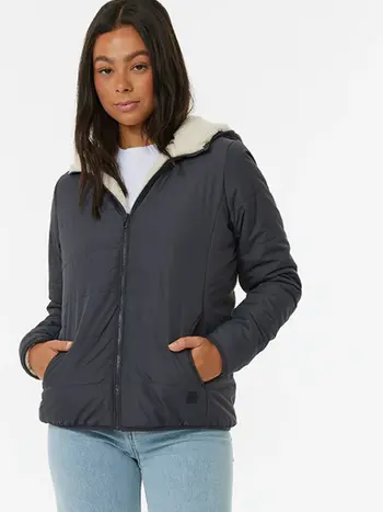 RIP CURL WOMEN'S ANTI-SERIES ANOETA JACKET WASHED BLACK