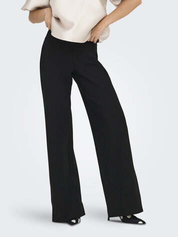 Only WOMEN'S CLEVER WIDE PANT 32'' BLACK