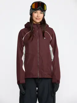 Volcom WOMEN'S STONE SMOKESHOW 20K JACKET OXBLOOD