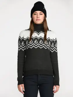 Volcom FEMMES FIRESIDE SWEATER BLACK