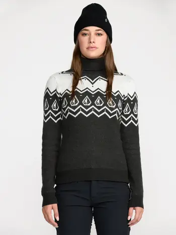 Volcom FEMMES FIRESIDE SWEATER BLACK