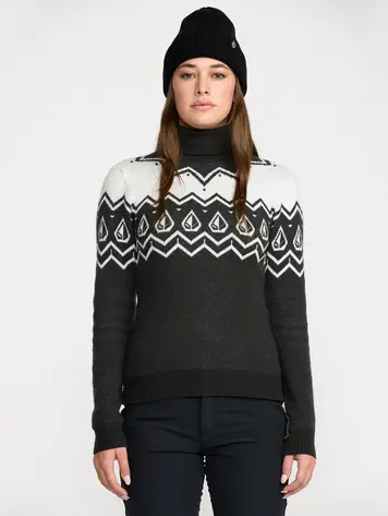 Volcom WOMEN'S FIRESIDE SWEATER BLACK