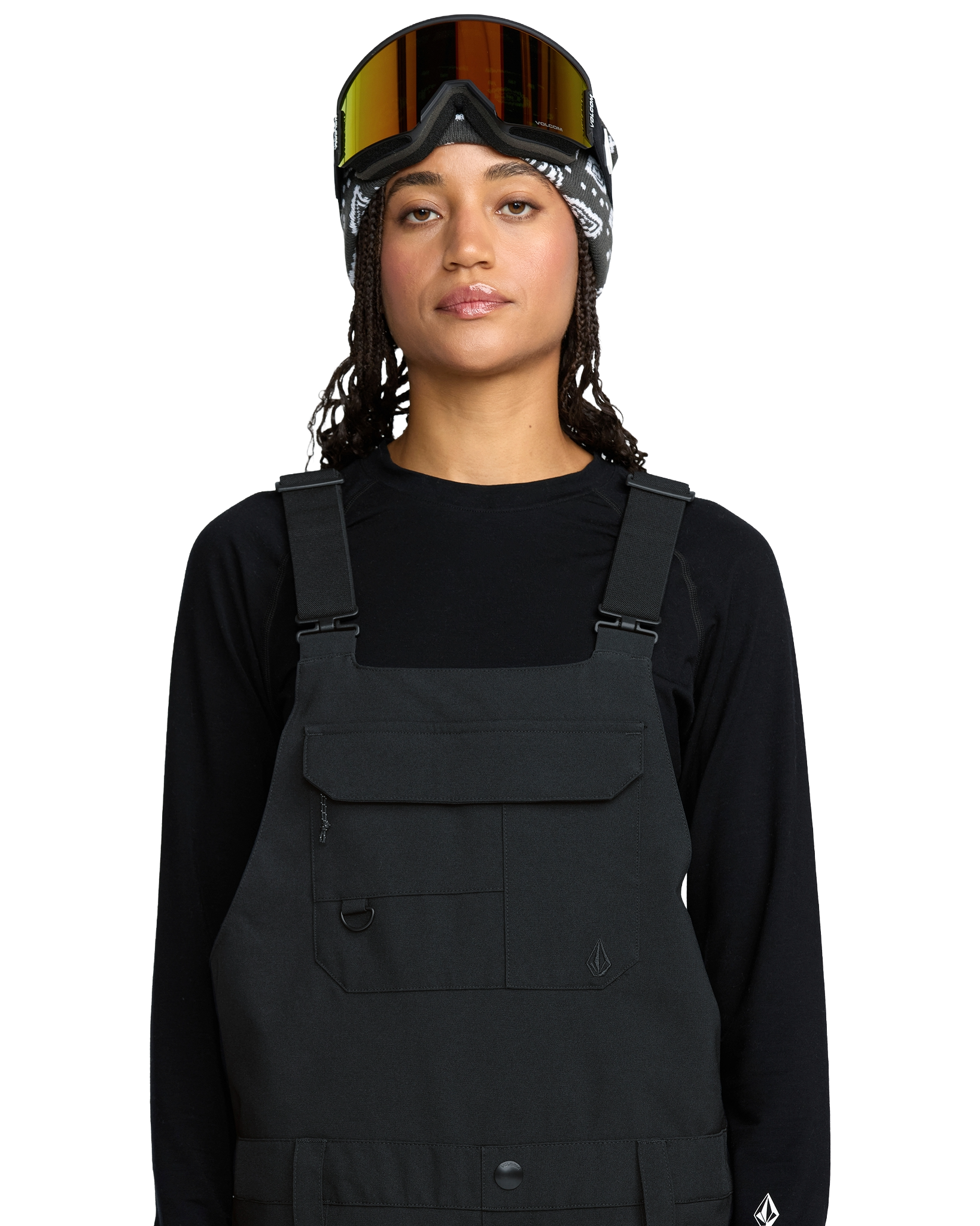 Volcom WOMEN'S CRESTON 3D STRETCH BIB OVERALL