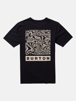 Burton HOMMES DEJAVIEW SHORT SLEEVE T-SHIRT TRUE BLACK