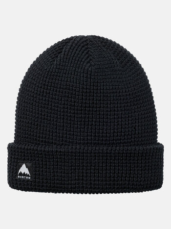 Burton HOMMES RECYCLED WAFFLE BEANIE TRUE BLACK
