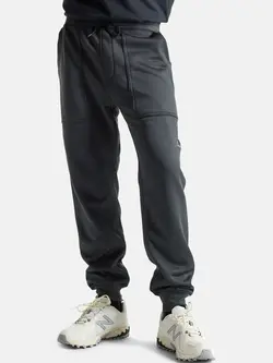 Burton MEN'S OAK FLEECE PANTS TRUE BLACK HEATHER