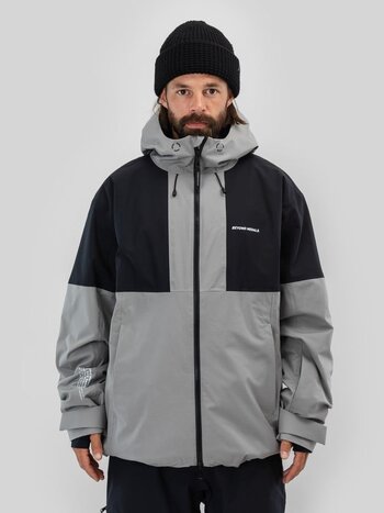 Beyond Medals HOMMES FULLZIP JACKET 2L RIPSTOP GREY