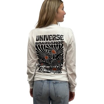 Universe Boardshop BLOOM PUMPKIN L/S WHITE/BLACK/RUST