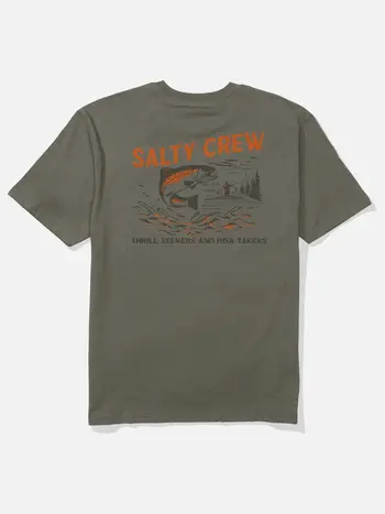 Salty crew MEN'S NATURE CLASSIC SS TEE DUSTY OLIVE