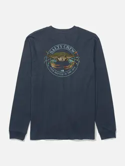 Salty crew HOMMES JIMMY LONG SLEEVE TEE NAVY