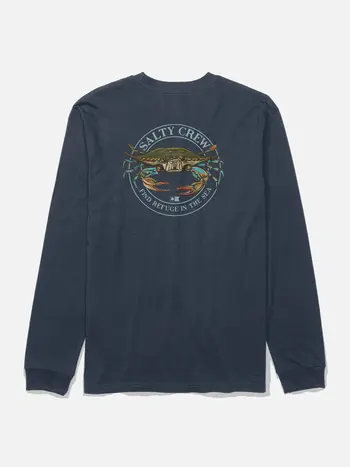 Salty crew MEN'S JIMMY LONG SLEEVE TEE NAVY