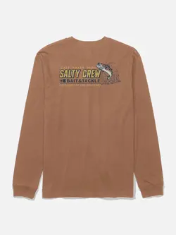 Salty crew MEN'S LIVE BAIT LONG SLEEVE TEE SIERRA