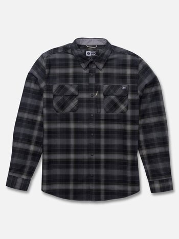 Salty crew HOMMES FATHOM TECH FLANNEL LS PIRATE BLACK