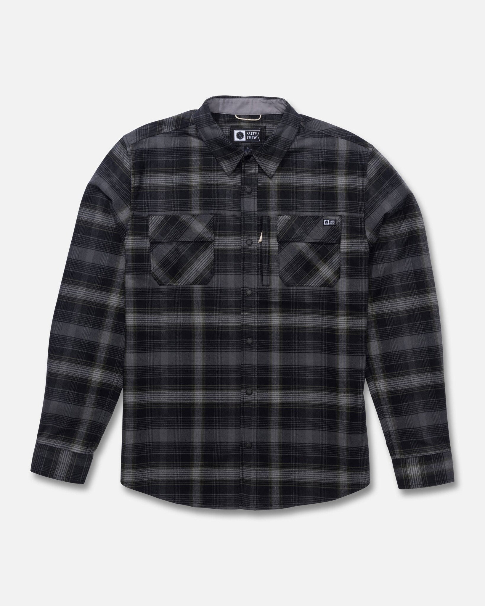 Salty crew MEN'S FATHOM TECH FLANNEL LS